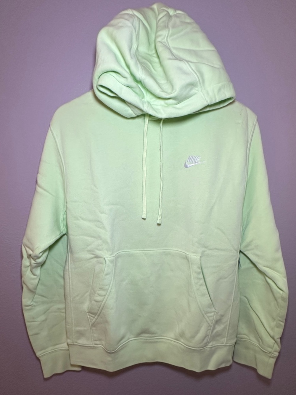 Nike Light Mint Green Hooded Sweatshirt